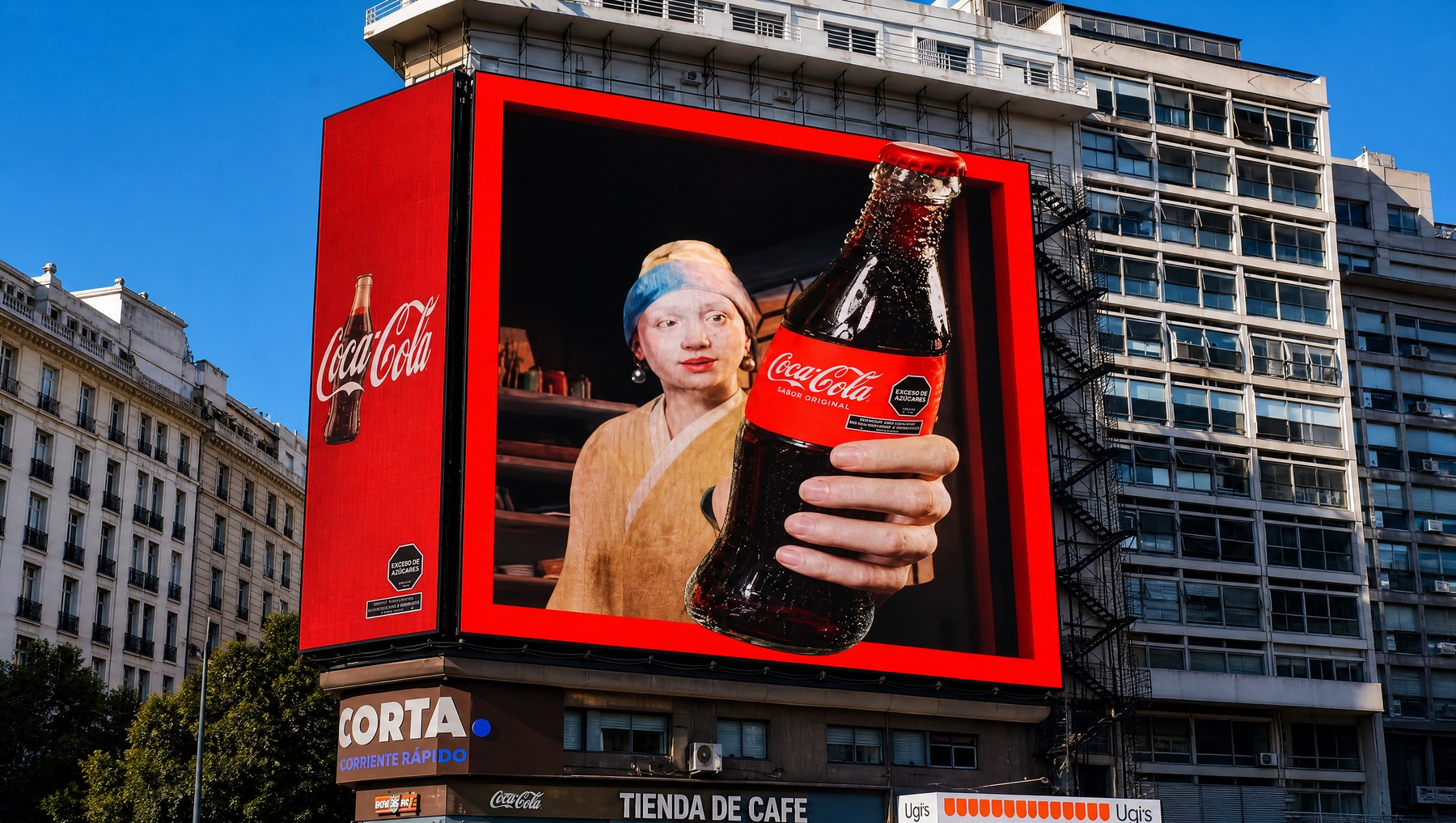 Pantalla LED robótica más grande de Sudamérica instalada por Prina en Buenos Aires